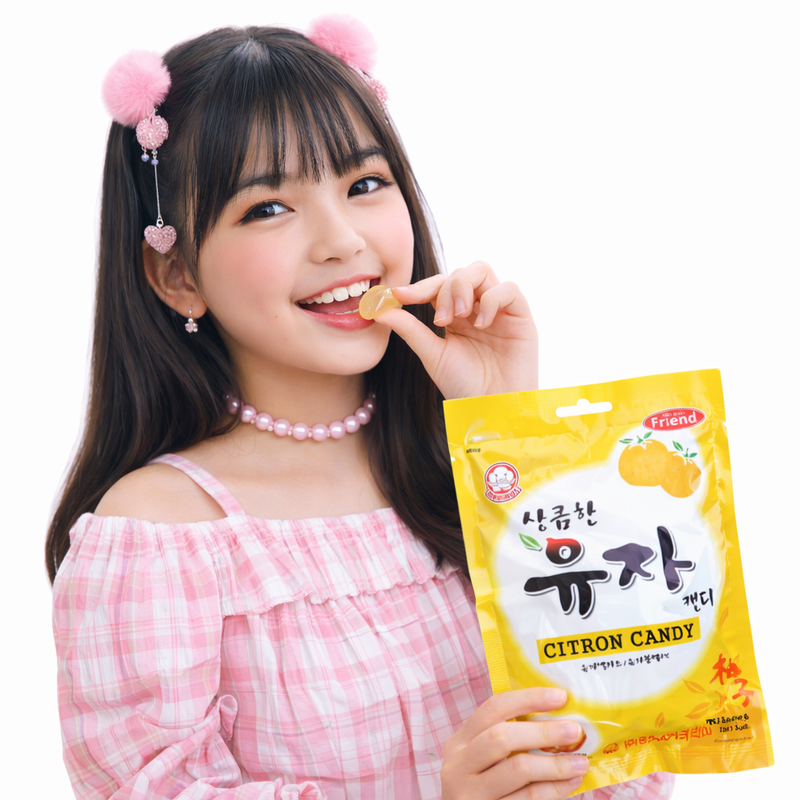 Citron Candy Mammo's – Bala de Yuzu Coreana (100g)