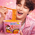 Lámen Coreano Samyang Buldak Carbo Cup 105g – Sabor Hot Chicken Carbonara