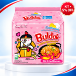 Kit Lámen Samyang Buldak Carbonara com 5 unidades