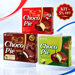 Kit Choco Pie Orion com 3 sabores e 5% de desconto