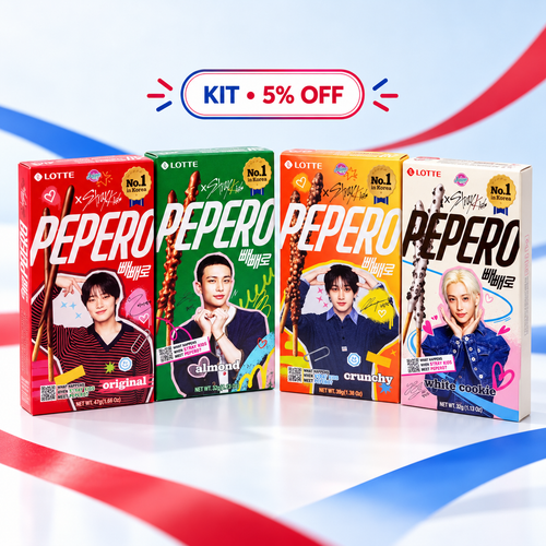 Kit Pepero Stray Kids com 4 sabores